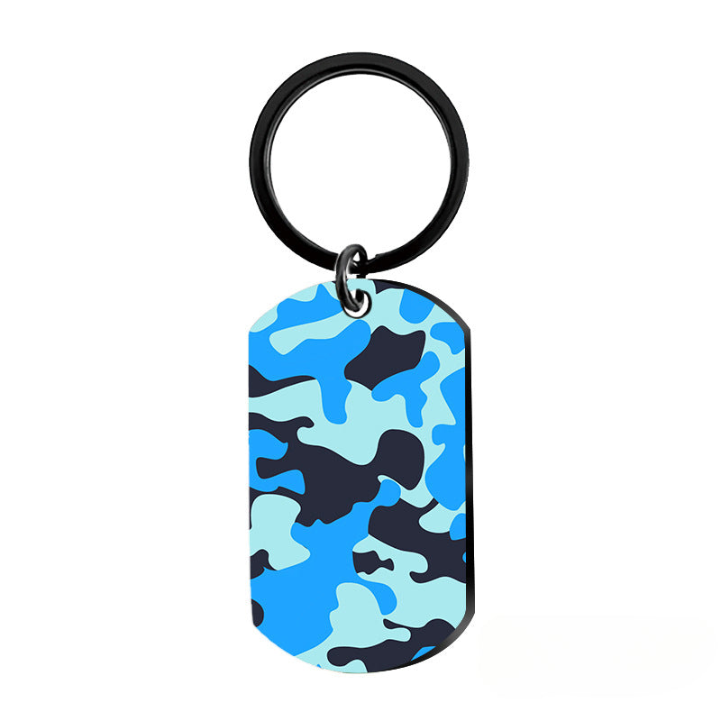 Wholesale Camouflage Series Metal Keychain